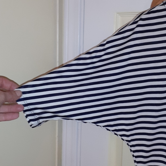 Navy and white striped shirt - Picture 2 of 4